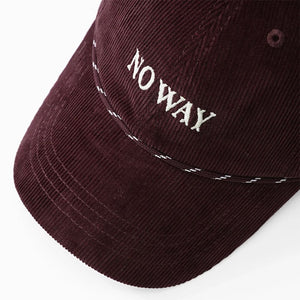 No Way Cord Baseball Cap