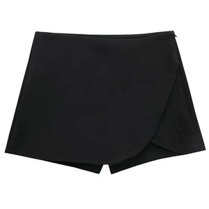 Old Money Asymmetric Mini Skort