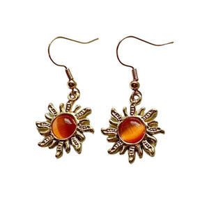 Golden Hour Sun Earrings