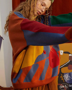 Oversized Hungry Dog Sweater