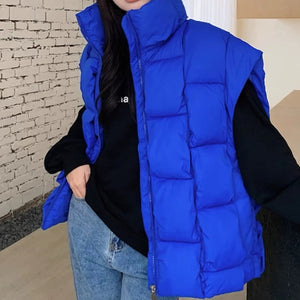 Vacay Mode Oversized Puffer Vest