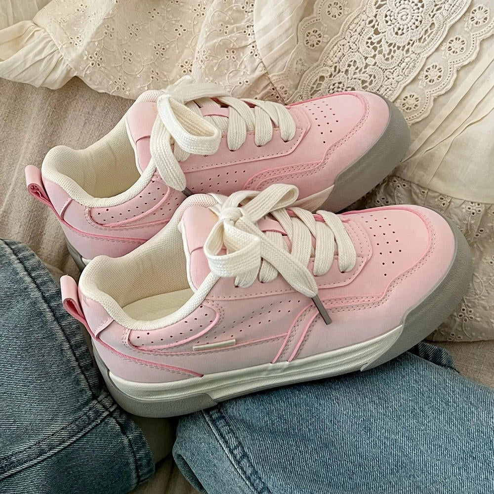 Pastel Pink Aesthetic Sneakers