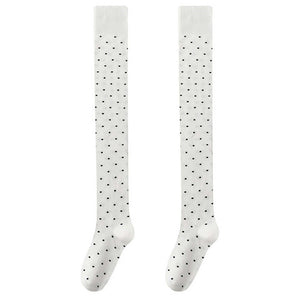 Polka Dot Over-the-Knee Stockings