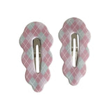 Perfectly Preppy Plaid Hair Clips