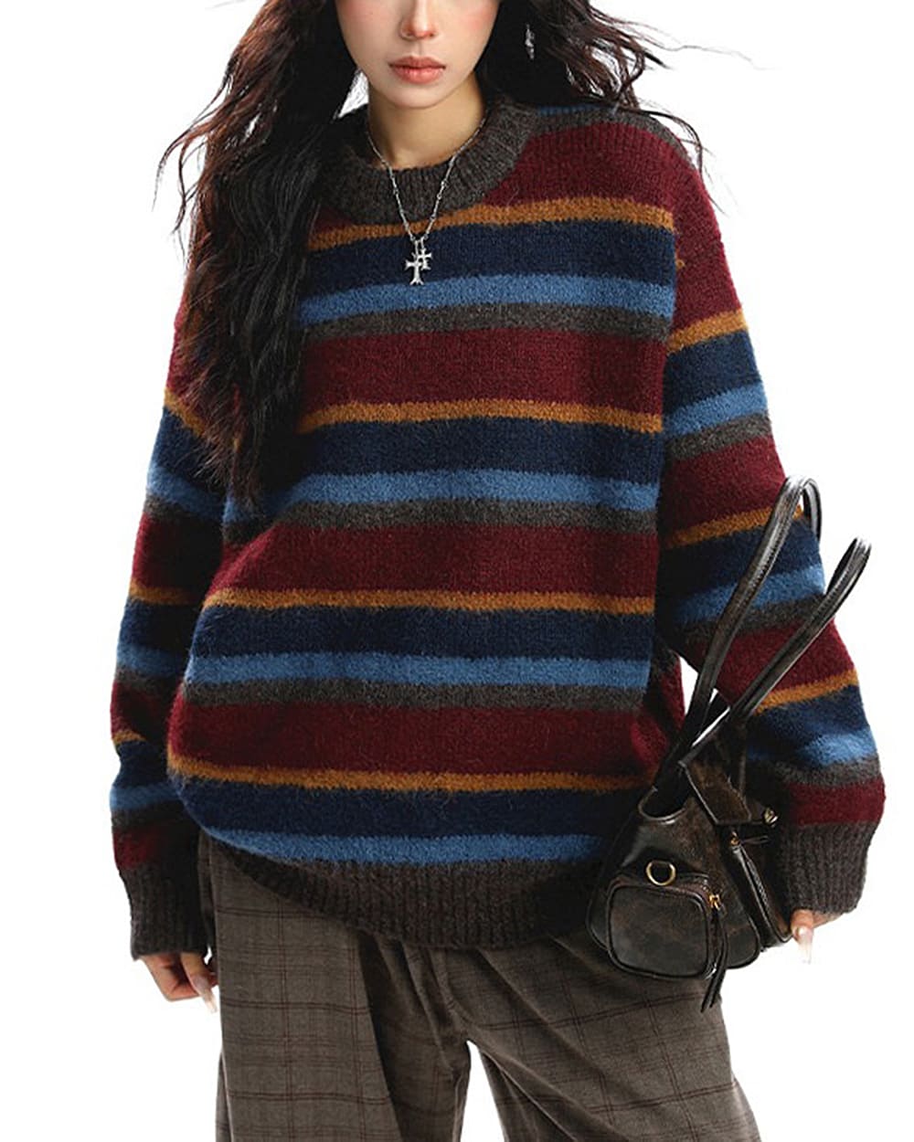 Primary Colors Striped Knit Sweater