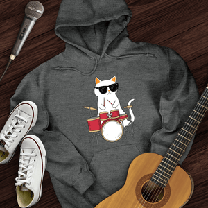 Drummer Cat Hoodie