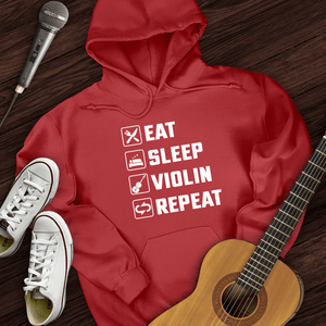 Eat, Sleep, Violin, Repeat Hoodie
