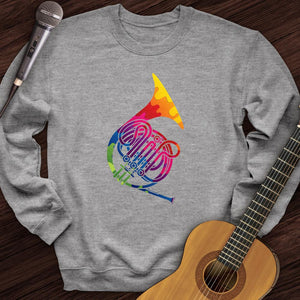 Colorful Horn Crewneck
