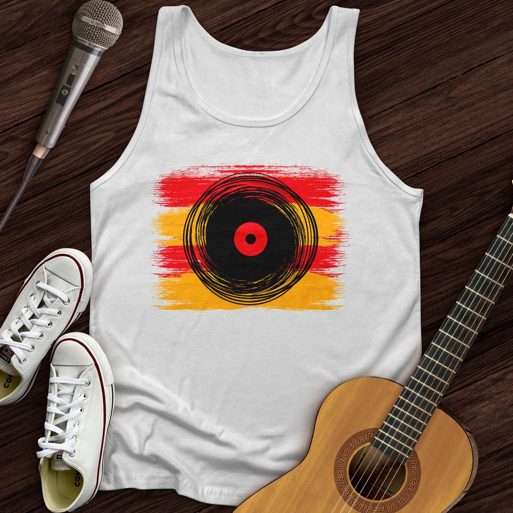 Cartoon Record Tank Top