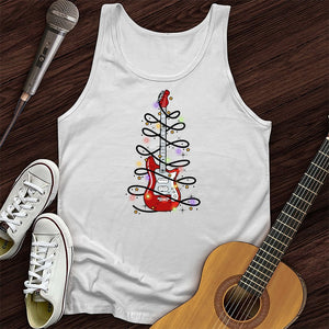 Guitar Christmas Lights Tank Top