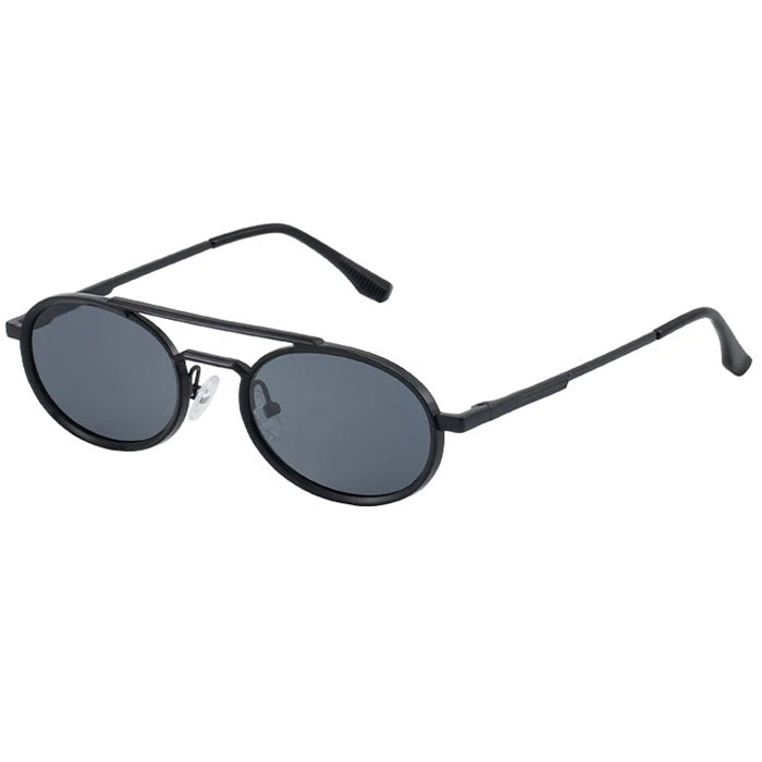 Retro Oval Frame Sunglasses