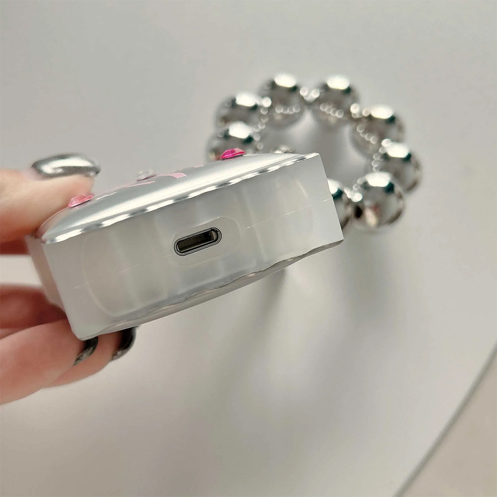 Rhinestone DIY Bow AirPods Case