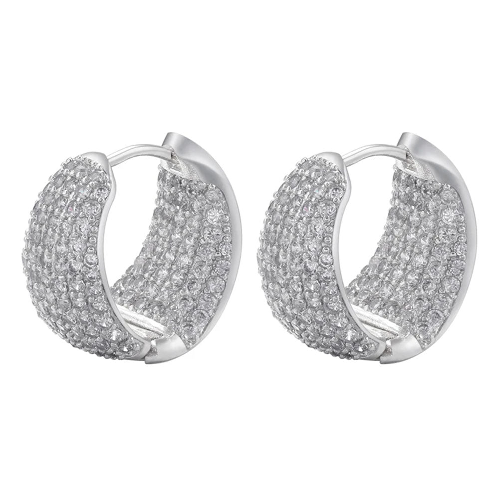 Princess Pleasures Rhinestone Hoops