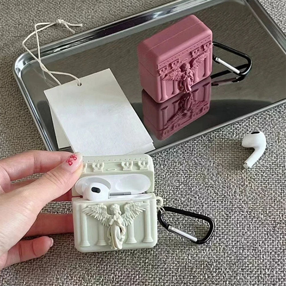 Silicone 3D Angel AirPods Case