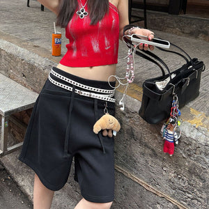 Skinny Eyelet Extra Long Belt