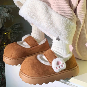 Soft Girl Kitten Platform Mary Janes