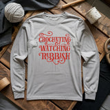 Crochet And Christmas Movie Long Sleeve T-shirt