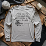 Crochet In Bible Long Sleeve T-shirt