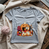 Welcome Great Yarn Lady V-neck