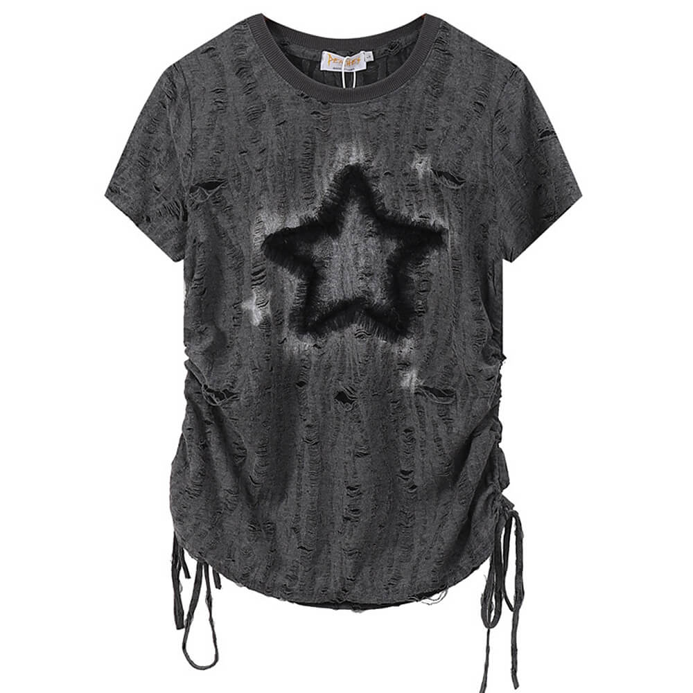 Star Print Relaxed Fit T-Shirt