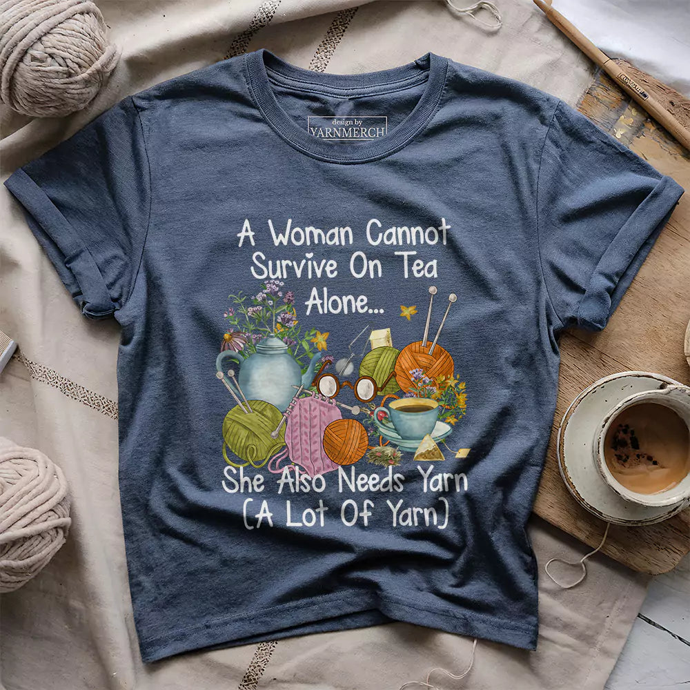 Tea & Yarn Lover T-shirt