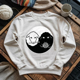 Black & White Sheeps Sweatshirt