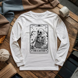 Knitter Tarot Card Long Sleeve T-shirt