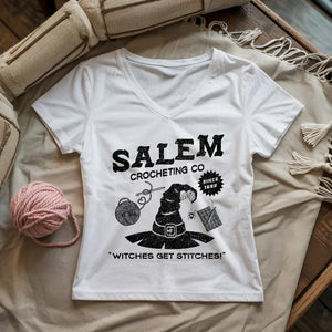 Salem Crocheting Lady V-neck