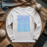 Watercolor knitting pattern Long Sleeve T-shirt
